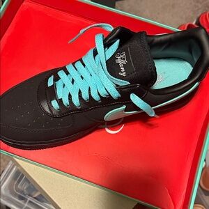 Tiffany & Co. Men's Sneakers in Black and Blue